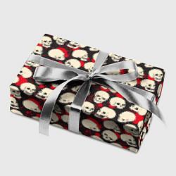 Бумага для упаковки Улыбающийся череп, цвет: 3D-принт — фото 2