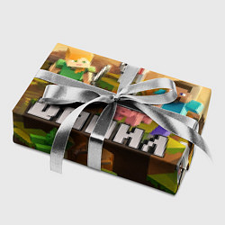 Бумага для упаковки Данил Minecraft, цвет: 3D-принт — фото 2