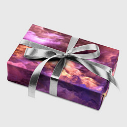 Бумага для упаковки Необычное фиолетовое облако, цвет: 3D-принт — фото 2