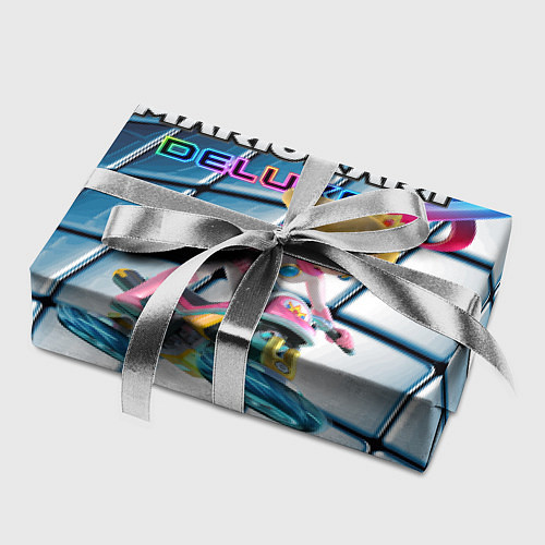 Бумага для упаковки Принцесса Персик гонщица - Mario Kart 8 Deluxe / 3D-принт – фото 2