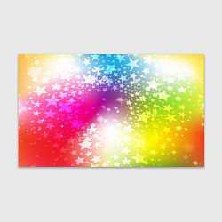Бумага для упаковки Звезды на радужном фоне, цвет: 3D-принт