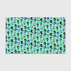 Бумага для упаковки Ежик Соник и его друзья, цвет: 3D-принт