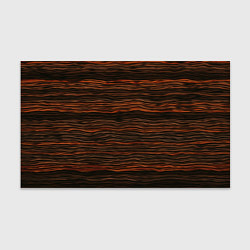 Бумага для упаковки Оранжевые абстрактные волны материи, цвет: 3D-принт