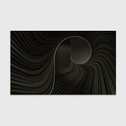 Бумага для упаковки Чёрная спираль, цвет: 3D-принт