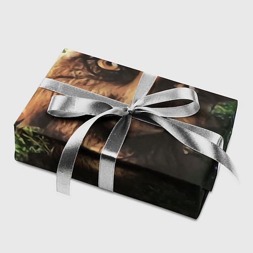 Бумага для упаковки Дерево с лицом мем Мудрое дерево / 3D-принт – фото 2