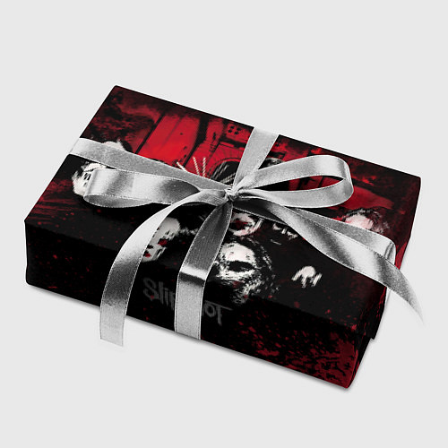 Бумага для упаковки Группа Slipknot / 3D-принт – фото 2