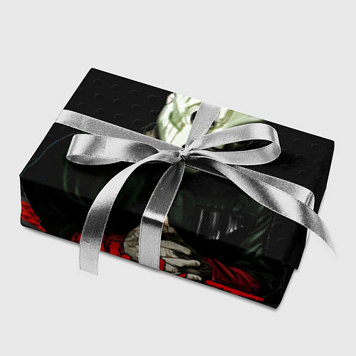 Бумага для упаковки Slipknot black & red / 3D-принт – фото 2