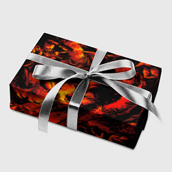 Бумага для упаковки Человек бензопила против всех, цвет: 3D-принт — фото 2