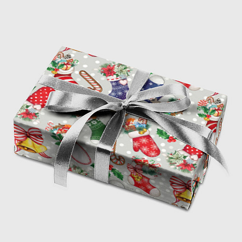 Бумага для упаковки Christmas Pattern / 3D-принт – фото 2