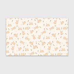 Бумага для упаковки Милый кролик паттерн, цвет: 3D-принт