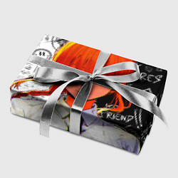 Бумага для упаковки Макима в костюме - Человек бензопила, цвет: 3D-принт — фото 2