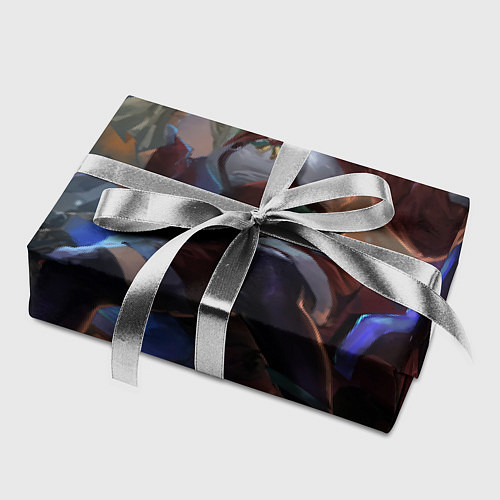 Бумага для упаковки Эльфийка с подарками / 3D-принт – фото 2
