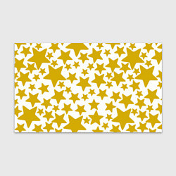 Бумага для упаковки Жёлтые звезды, цвет: 3D-принт