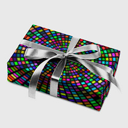 Бумага для упаковки Цветная спираль - оптическая иллюзия, цвет: 3D-принт — фото 2