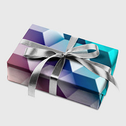 Бумага для упаковки Объёмные разноцветные кубы, цвет: 3D-принт — фото 2