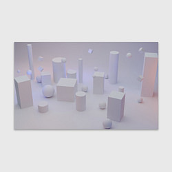 Бумага для упаковки Светлые геометрические шары и кубы, цвет: 3D-принт