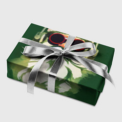 Бумага для упаковки Добрый Санта, цвет: 3D-принт — фото 2