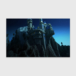 Бумага для упаковки Гора и замок из блоков майнкрафт, цвет: 3D-принт