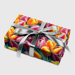 Бумага для упаковки Роскошные тюльпаны, цвет: 3D-принт — фото 2