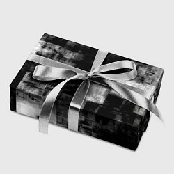 Бумага для упаковки Абстракт серого и белого, цвет: 3D-принт — фото 2