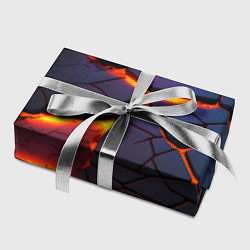 Бумага для упаковки Неоновая лава - течение, цвет: 3D-принт — фото 2