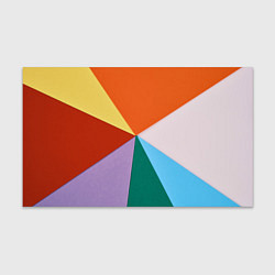 Бумага для упаковки Разноцветные пересекающиеся треугольники, цвет: 3D-принт