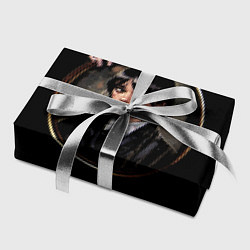 Бумага для упаковки Портрет Уэнсдей Аддамс, цвет: 3D-принт — фото 2