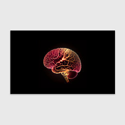 Бумага для упаковки Нейронный неоновый мозг, цвет: 3D-принт