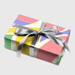 Бумага для упаковки Абстрактные разноцветные фигуры, цвет: 3D-принт — фото 2