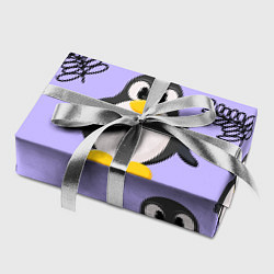 Бумага для упаковки Пингвин и веточка, цвет: 3D-принт — фото 2