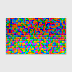 Бумага для упаковки Крупные блоки Тетрис, цвет: 3D-принт