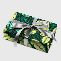 Бумага для упаковки Листья узор тропический, цвет: 3D-принт — фото 2