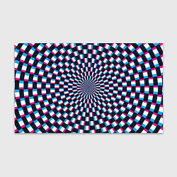 Бумага для упаковки Оптическая иллюзия глитч, цвет: 3D-принт