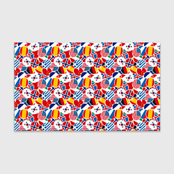 Бумага для упаковки Флаги стран мира, цвет: 3D-принт
