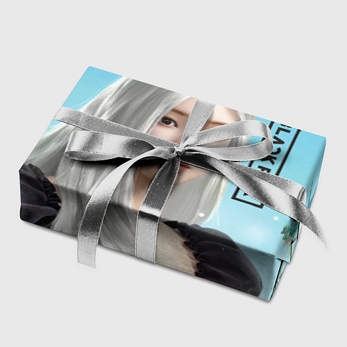 Бумага для упаковки Роза Блэкпинк / 3D-принт – фото 2
