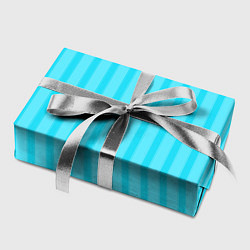 Бумага для упаковки Полосатый голубой, цвет: 3D-принт — фото 2