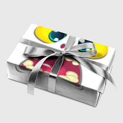 Бумага для упаковки Симпатичное мультяшное лицо монстра, цвет: 3D-принт — фото 2