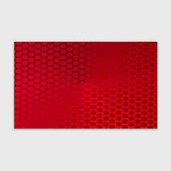 Бумага для упаковки Сотовый красный градиент, цвет: 3D-принт