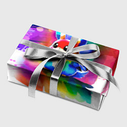 Бумага для упаковки Акварельный пикачу - живопись, цвет: 3D-принт — фото 2