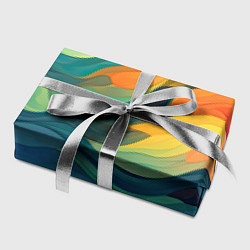 Бумага для упаковки Красочная палитра в волнах, цвет: 3D-принт — фото 2
