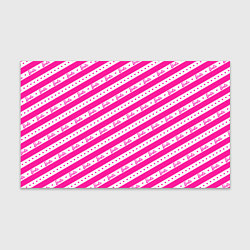 Бумага для упаковки Барби и розовые полосы, цвет: 3D-принт