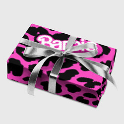 Бумага для упаковки Барби розовый леопардовый принт, цвет: 3D-принт — фото 2