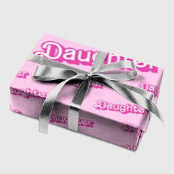 Бумага для упаковки Дочь в стиле барби - розовый паттерн, цвет: 3D-принт — фото 2