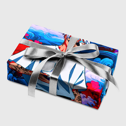 Бумага для упаковки Красавец Сатору Годжо - Магическая битва / 3D-принт – фото 2