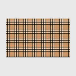 Бумага для упаковки Клетка коричневая, цвет: 3D-принт