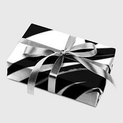 Бумага для упаковки Abstract black and white composition, цвет: 3D-принт — фото 2