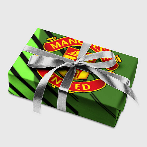 Бумага для упаковки ФК Манчестер Юнайтед спорт / 3D-принт – фото 2