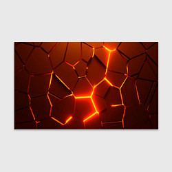 Бумага для упаковки Плиты абстрактные огненные, цвет: 3D-принт