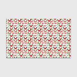 Бумага для упаковки Новогодний гном с рогами, цвет: 3D-принт