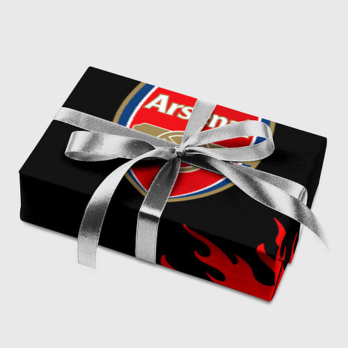 Бумага для упаковки Arsenal fc flame / 3D-принт – фото 2